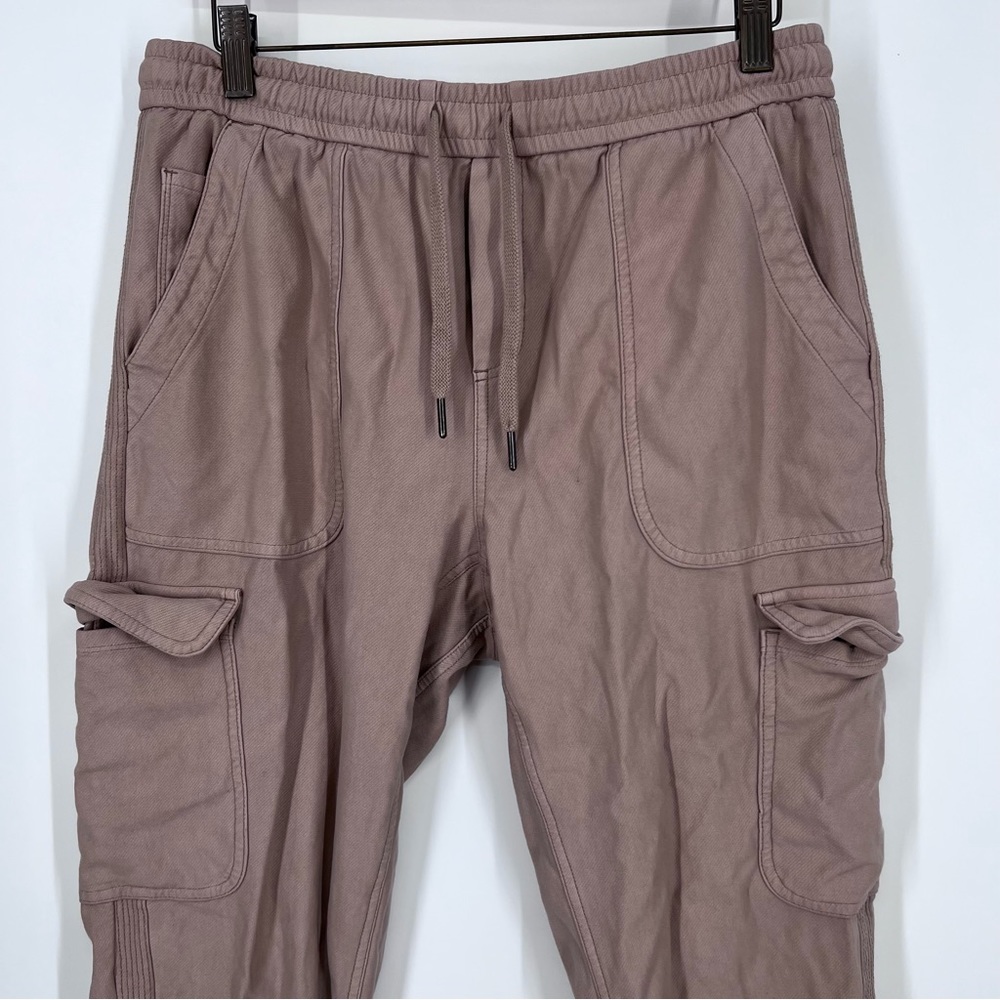 SOLD Athleta Silt Taupe Tan Farallon Cargo Crop Casual Sweatpants - Picture 3 of 8